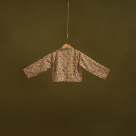 Pedana cotton natural dyed kalamkari readymade blouse 04