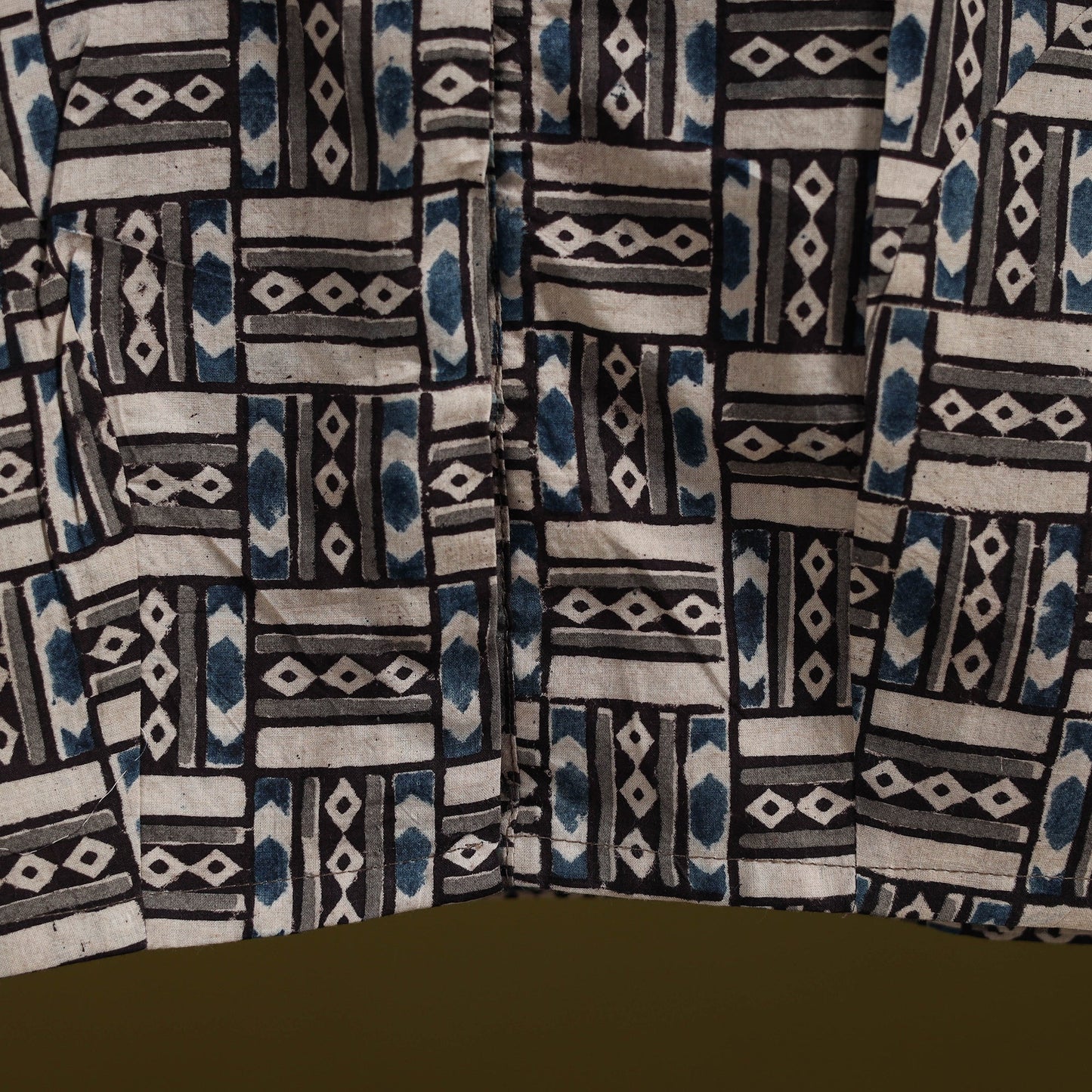 Pedana cotton natural dyed kalamkari readymade blouse 05