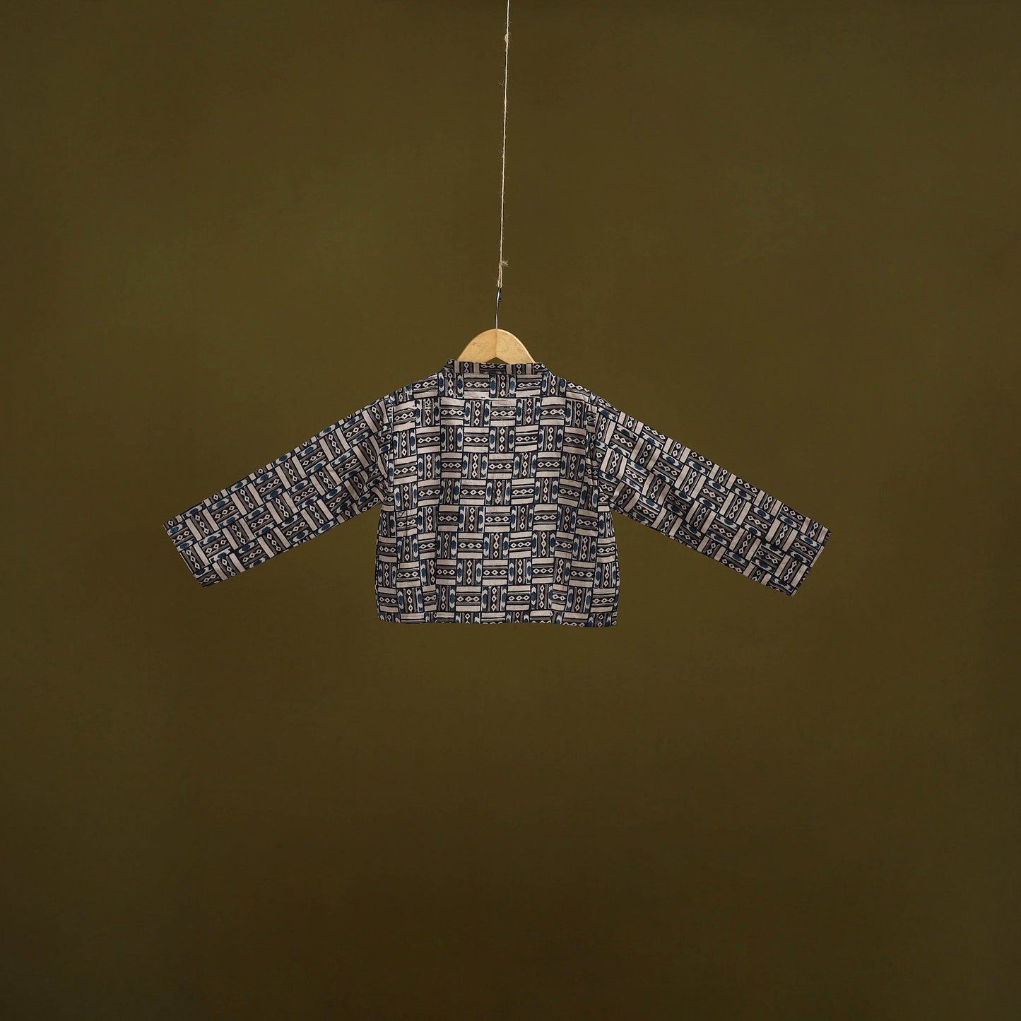 Pedana cotton natural dyed kalamkari readymade blouse 05