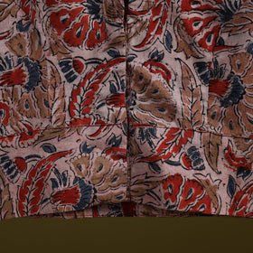 Pedana cotton natural dyed kalamkari readymade blouse 06