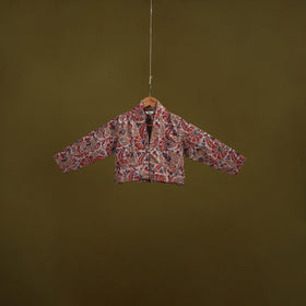 Pedana cotton natural dyed kalamkari readymade blouse 06