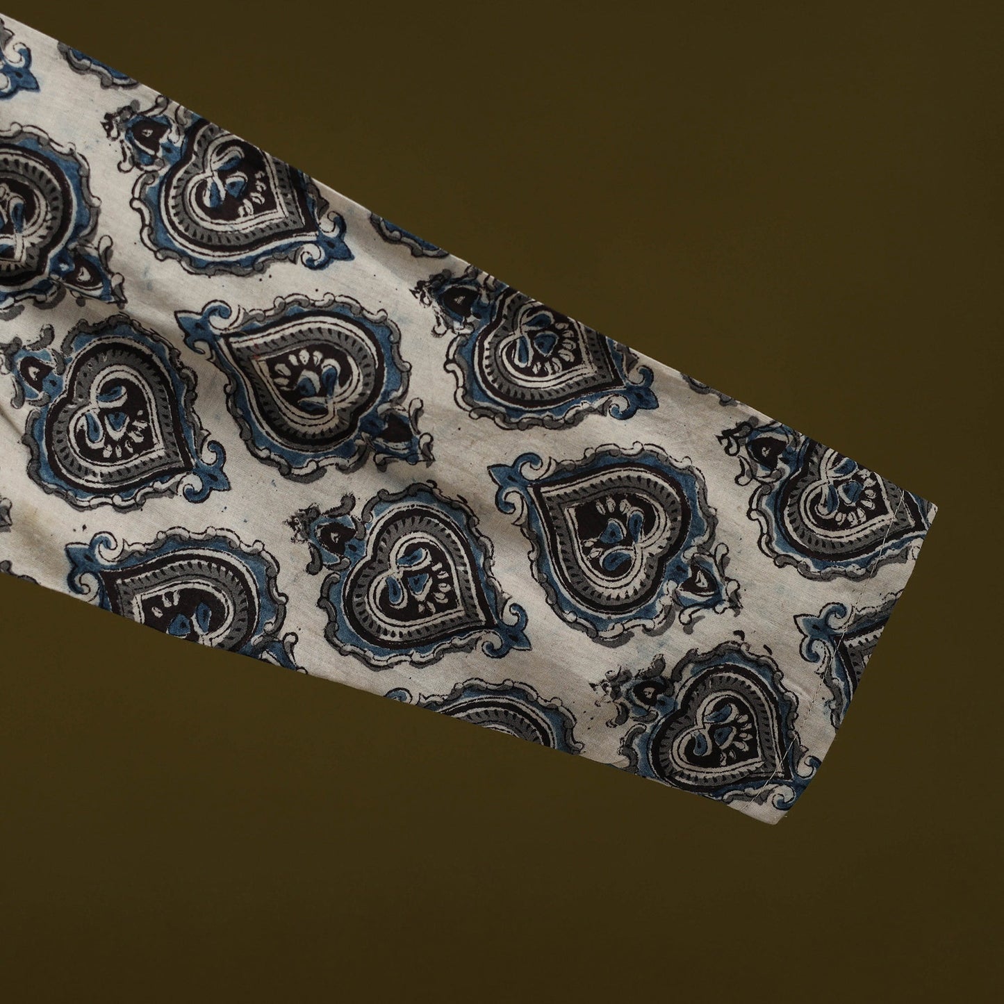 Pedana cotton natural dyed kalamkari readymade blouse 07