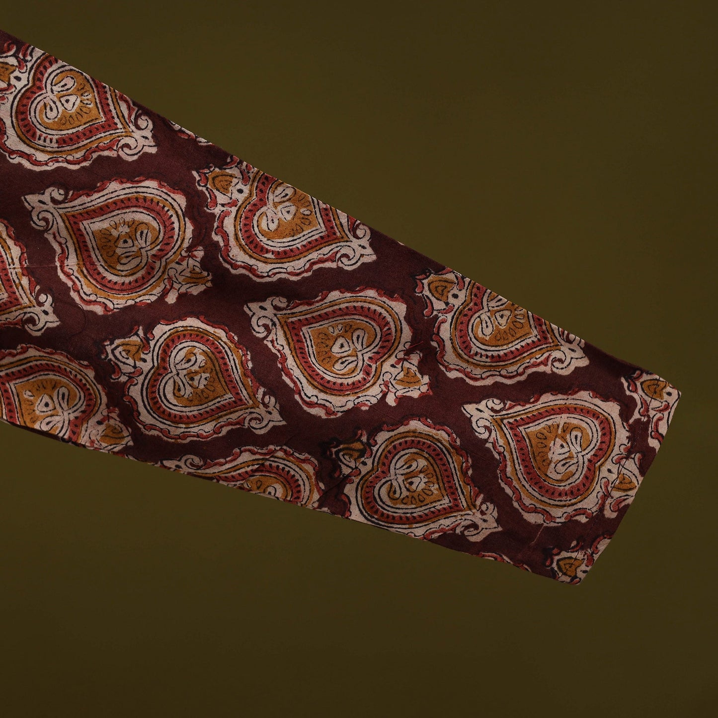 Pedana cotton natural dyed kalamkari readymade blouse 08