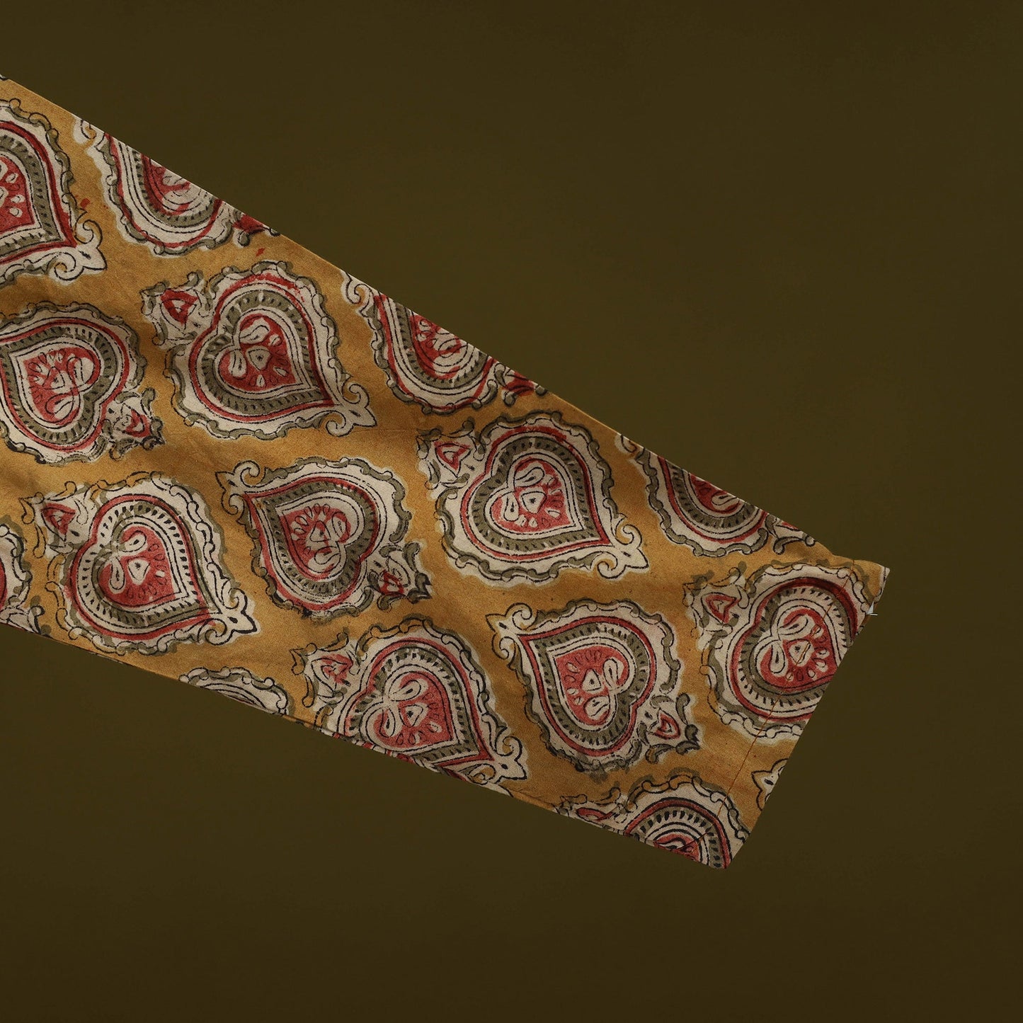 Pedana cotton natural dyed kalamkari readymade blouse 09