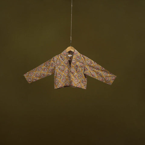 Pedana cotton natural dyed kalamkari readymade blouse 09