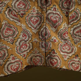 Pedana cotton natural dyed kalamkari readymade blouse 09