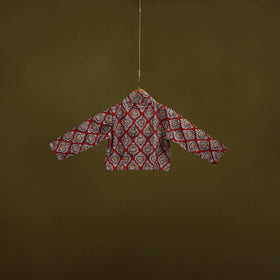 Pedana cotton natural dyed kalamkari readymade blouse 10