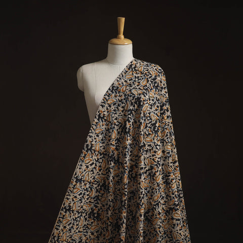 Pedana hand block print natural dyed cotton kalamkari