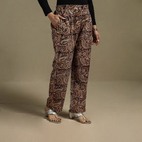Pedana hand natural dyed cotton kalamkari pant 23