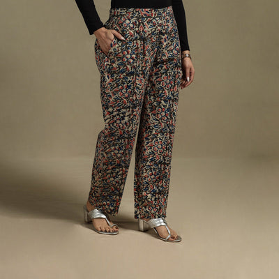 Pedana hand natural dyed cotton kalamkari pant 24