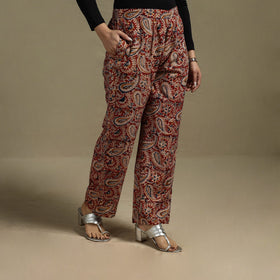 Pedana hand natural dyed cotton kalamkari pant 25