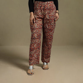 Pedana hand natural dyed cotton kalamkari pant 25