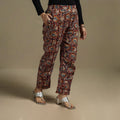 Pedana hand natural dyed cotton kalamkari pant 26