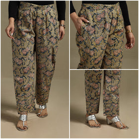 Pedana hand natural dyed cotton kalamkari pant 27