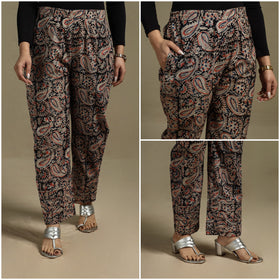 Pedana hand natural dyed cotton kalamkari pant 28