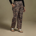 Pedana hand natural dyed cotton kalamkari pant 28