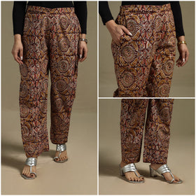 Pedana hand natural dyed cotton kalamkari pant 30