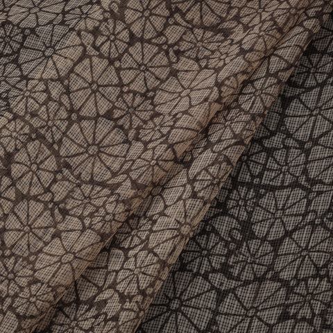Pedana hand block print natural dyed kota doria cotton