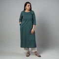 Buy Plain Cotton Long Kurta Online at iTokri.com