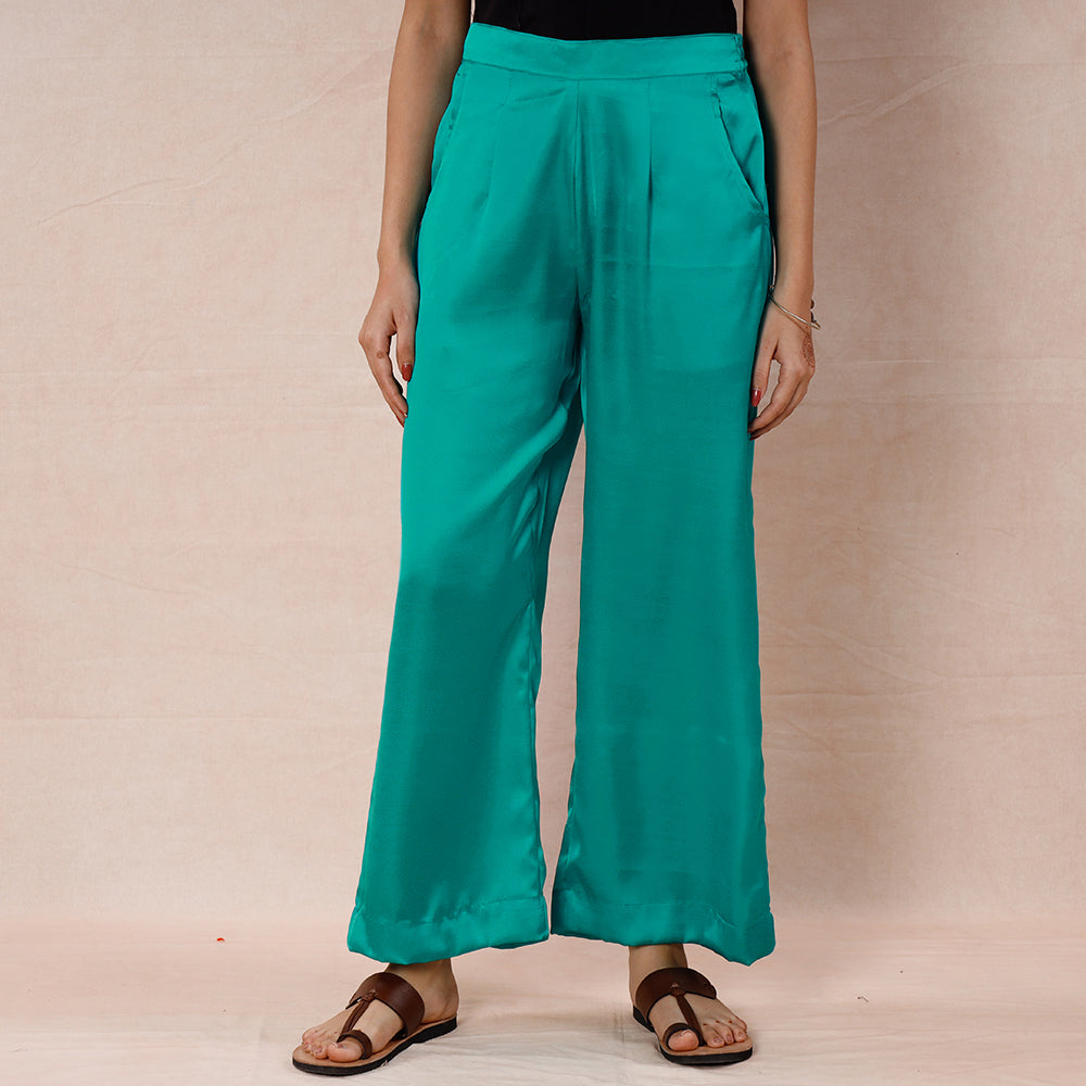  Pure Modal Silk Plain Palazzo 