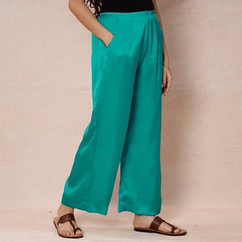  Pure Modal Silk Plain Palazzo 