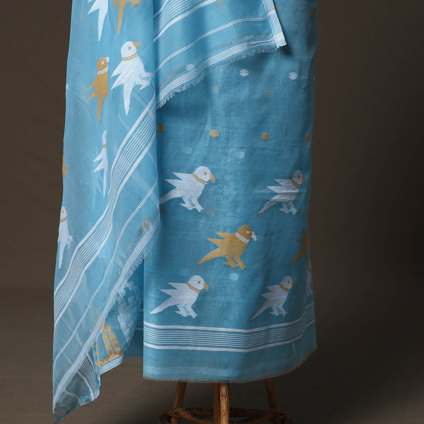 Phulia jamdani silk cotton 2pc unstitched dress material 30