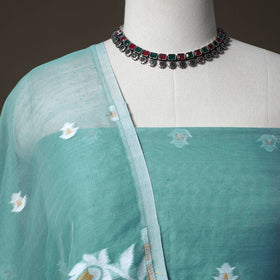 Phulia jamdani silk cotton 2pc unstitched dress material 32