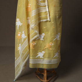 Phulia jamdani silk cotton 2pc unstitched dress material 34