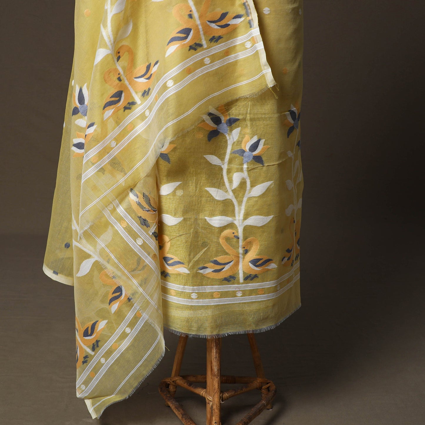 Phulia jamdani silk cotton 2pc unstitched dress material 36