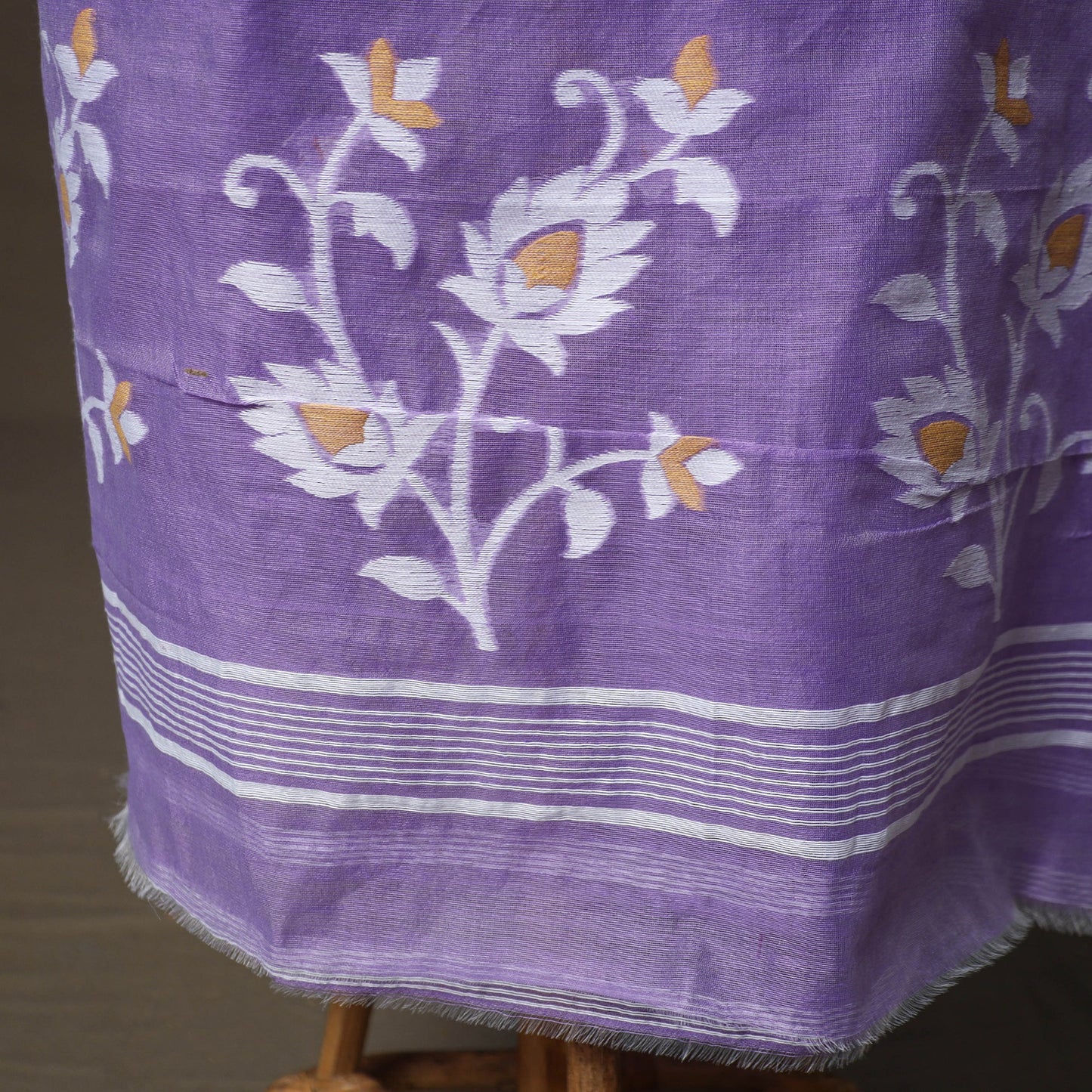 Phulia jamdani silk cotton 2pc unstitched dress material 42