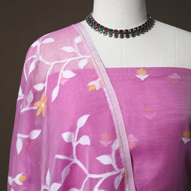 Phulia jamdani silk cotton 2pc unstitched dress material 46