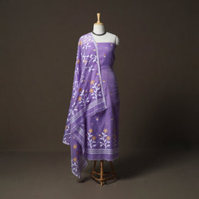 Phulia jamdani silk cotton 2pc unstitched dress material 47