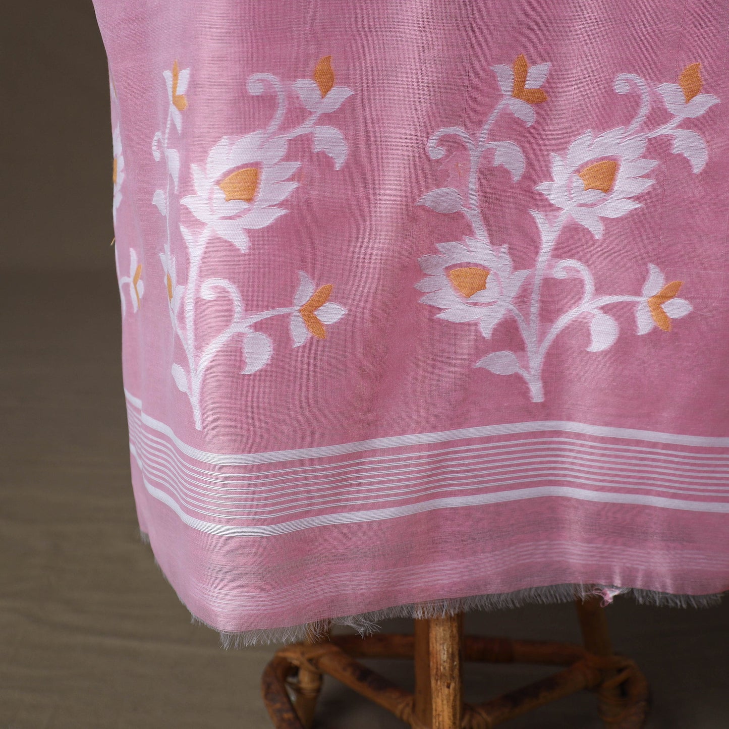 Phulia jamdani silk cotton 2pc unstitched dress material 48