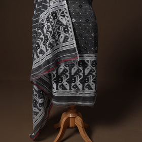 Phulia jamdani silk cotton 2pc unstitched dress material