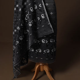 Phulia jamdani silk cotton 2pc unstitched dress material