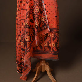 Phulia jamdani silk cotton 2pc unstitched dress material