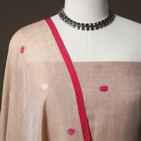 Phulia jamdani zari buti cotton 2pc unstitched dress