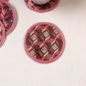  Phulkari Hand Embroidery Laminated Coasters 