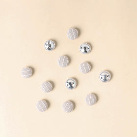  Pink Handmade Fabric Button Small at iTokri