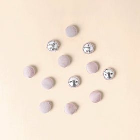  Pink Handmade Fabric Button Small at iTokri