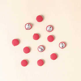  Handmade Fabric Button Small at iTokri