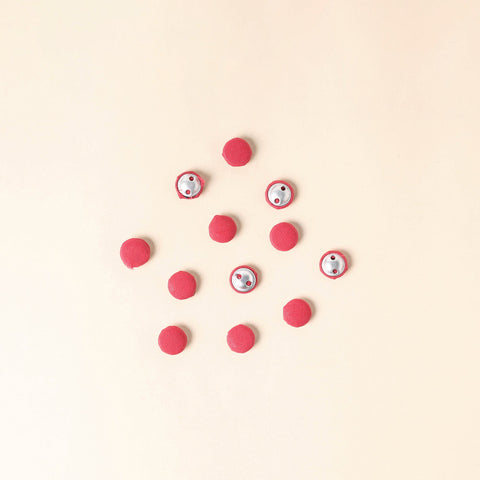  Handmade Fabric Button Small at iTokri
