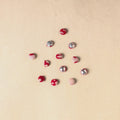 1.5cm handmade fabric small button (set of 12) 10