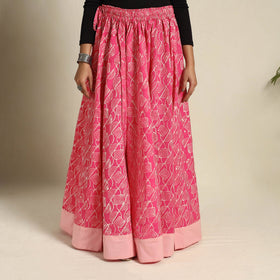 24 Kali Patchwork Batik Print Cotton Long Skirt 05