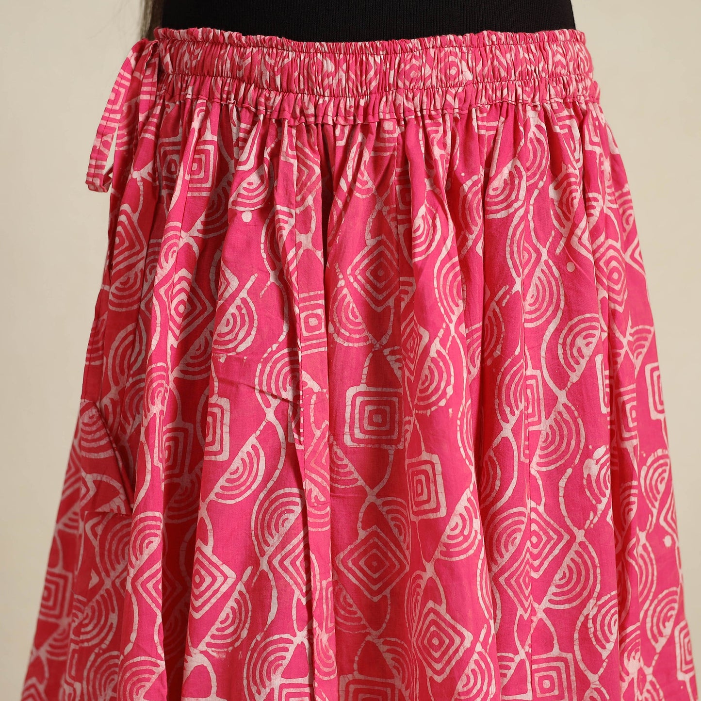 24 Kali Patchwork Batik Print Cotton Long Skirt 05