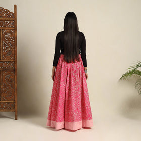 24 Kali Patchwork Batik Print Cotton Long Skirt 05