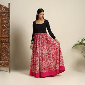 24 Kali Patchwork Batik Print Cotton Long Skirt 25