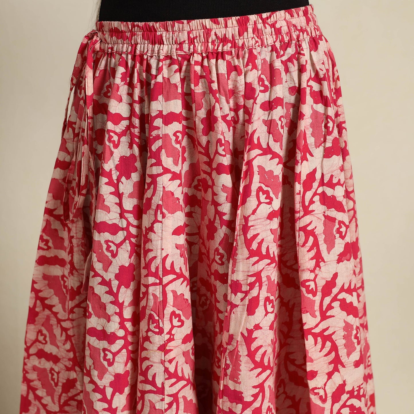24 Kali Patchwork Batik Print Cotton Long Skirt 32