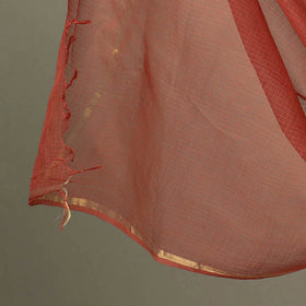  2pc Cotton Pink Sanganeri Print Kurta with Plain Dupatta
