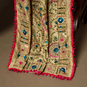 Pink - 2pc cotton unstitched jacquard dress material